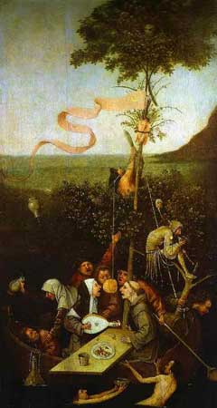 Hieronymus Bosch paveikslas "Kvailių laivas"
